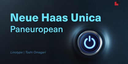 Neue Haas Unica Paneuropean Font Poster 1